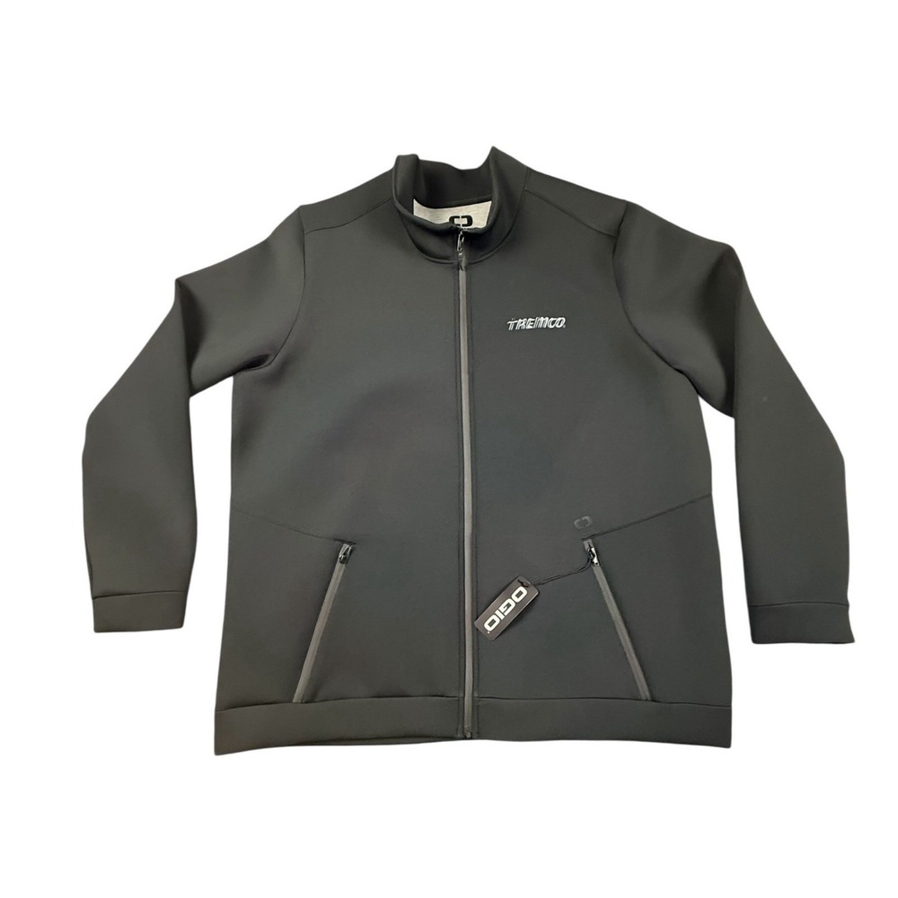 OGIO Full Zip‎ Jacket Mens 3XL Black Stretch Performance Track Coat  NEW
